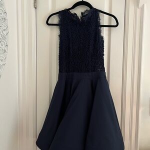 Navy Blue Dress from Honey Boutique